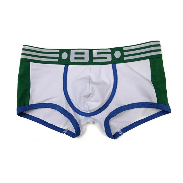 Mens Cotton Sexy Boxers Underwear with Pouch
