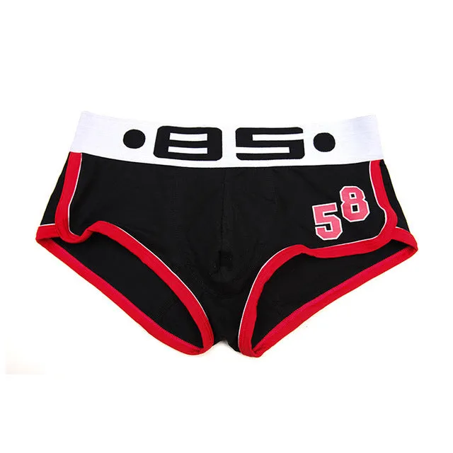 Mens Cotton Sexy Boxers Underwear with Pouch