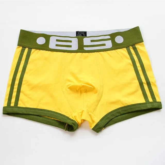 Mens Cotton Sexy Boxers Underwear with Pouch