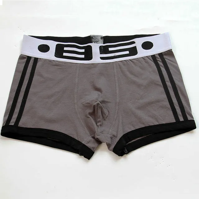 Mens Cotton Sexy Boxers Underwear with Pouch