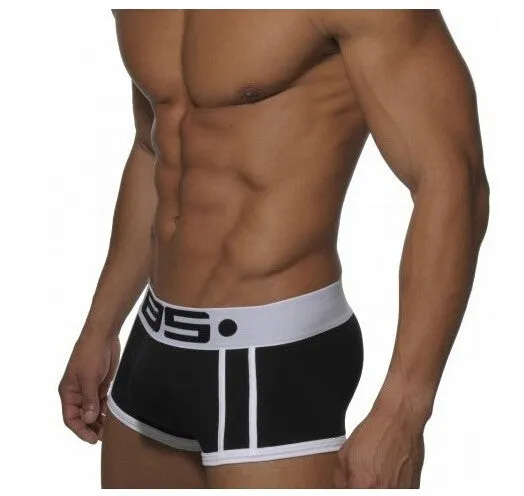 Mens Cotton Sexy Boxers Underwear with Pouch