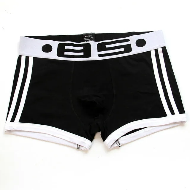 Mens Cotton Sexy Boxers Underwear with Pouch