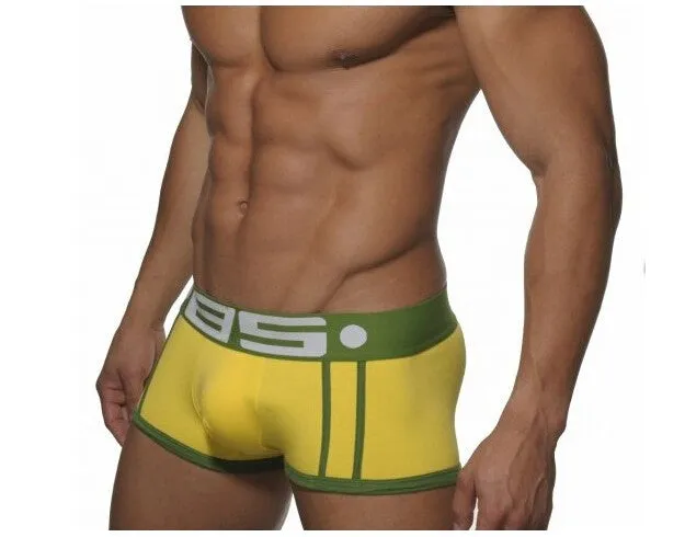 Mens Cotton Sexy Boxers Underwear with Pouch