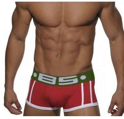 Mens Cotton Sexy Boxers Underwear with Pouch