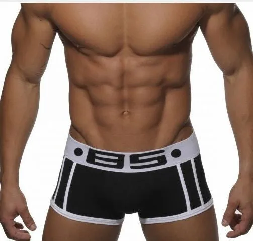 Mens Cotton Sexy Boxers Underwear with Pouch