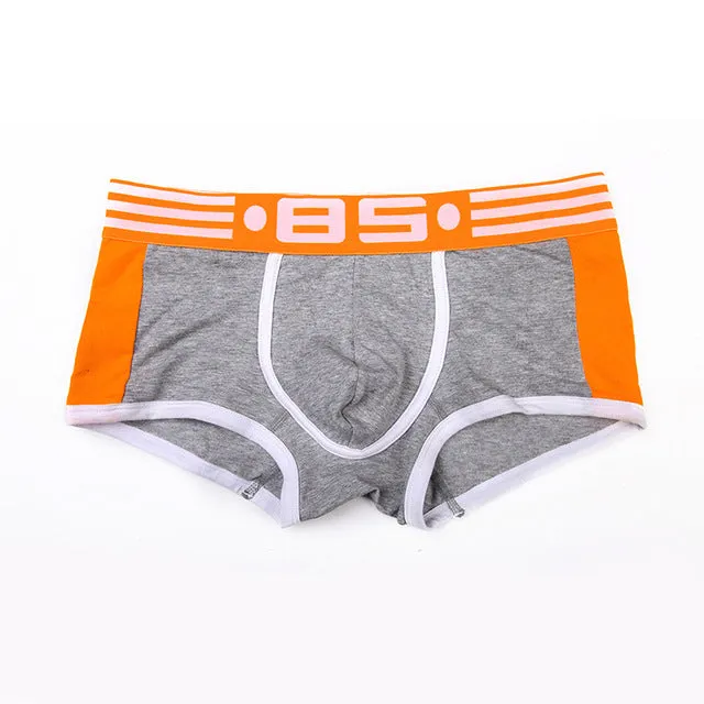 Mens Cotton Sexy Boxers Underwear with Pouch
