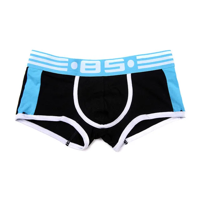 Mens Cotton Sexy Boxers Underwear with Pouch