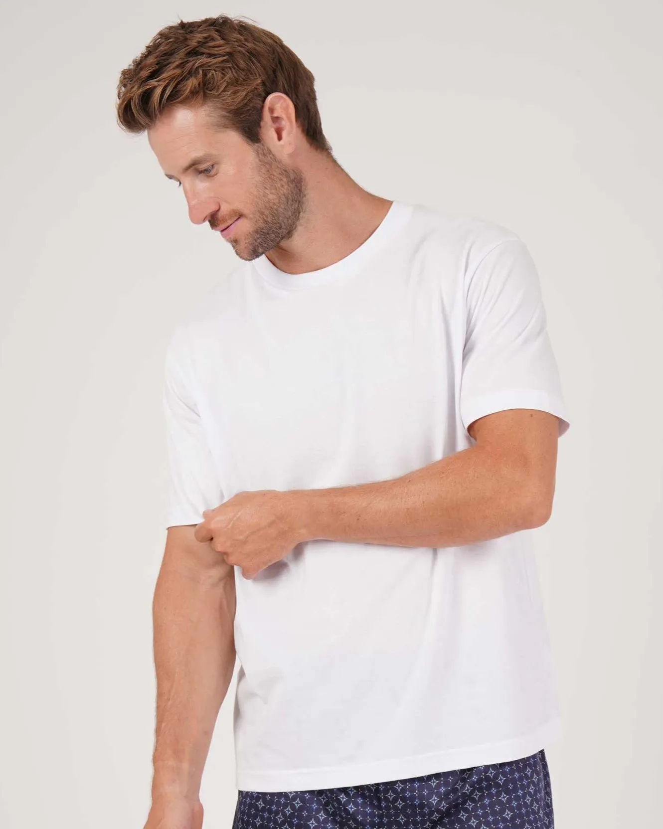 Men's Cotton T-shirt - White