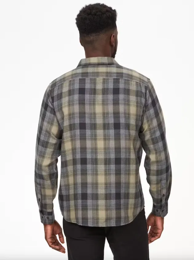 Men's Fairfax Novelty Lightweight Flannel Shirt - Black