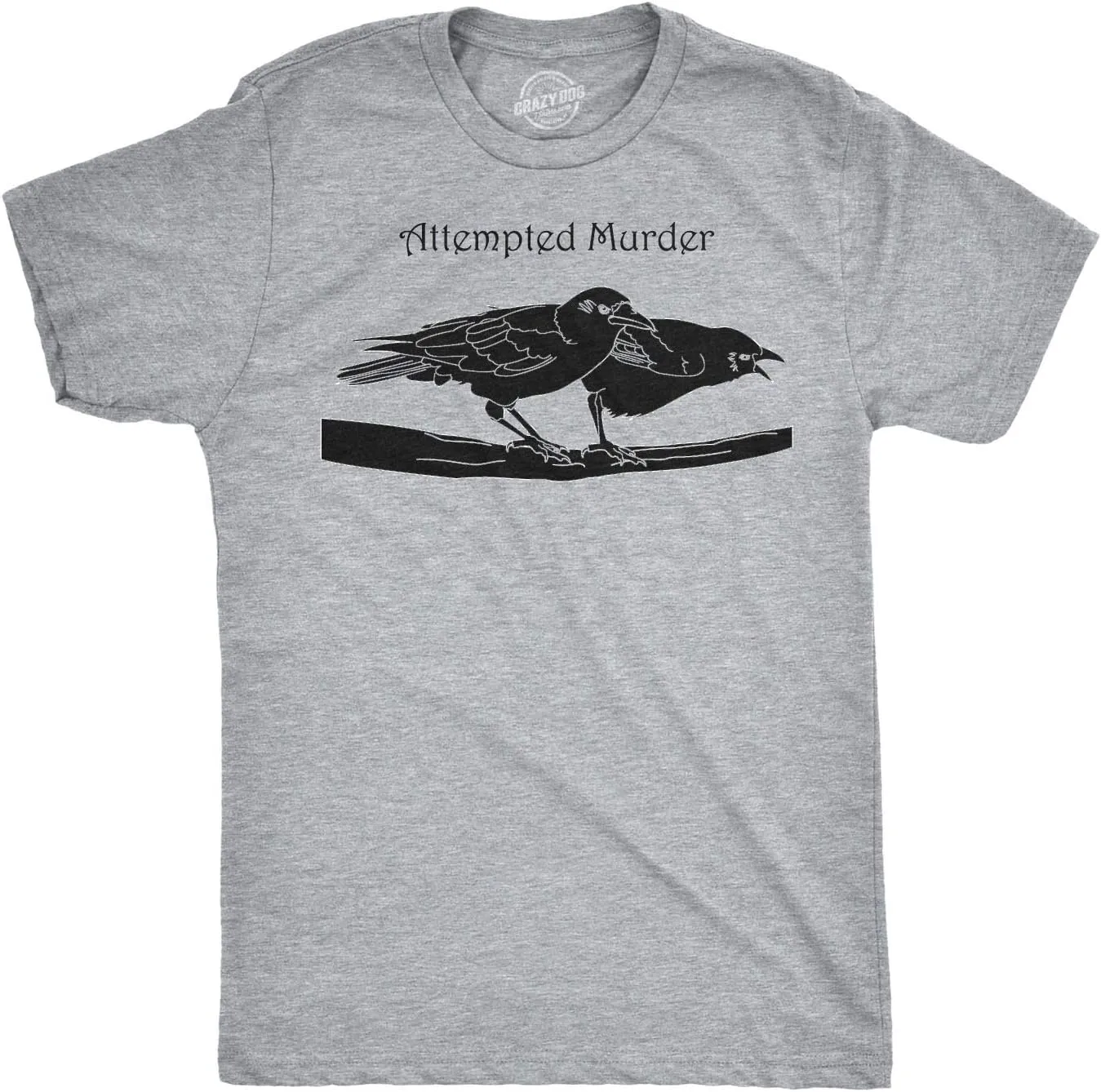 Mens Funny Animal Shirts Crazy Polar Bear Goat Flip Squirrel Hunter and Crow Animal Graphic Tees