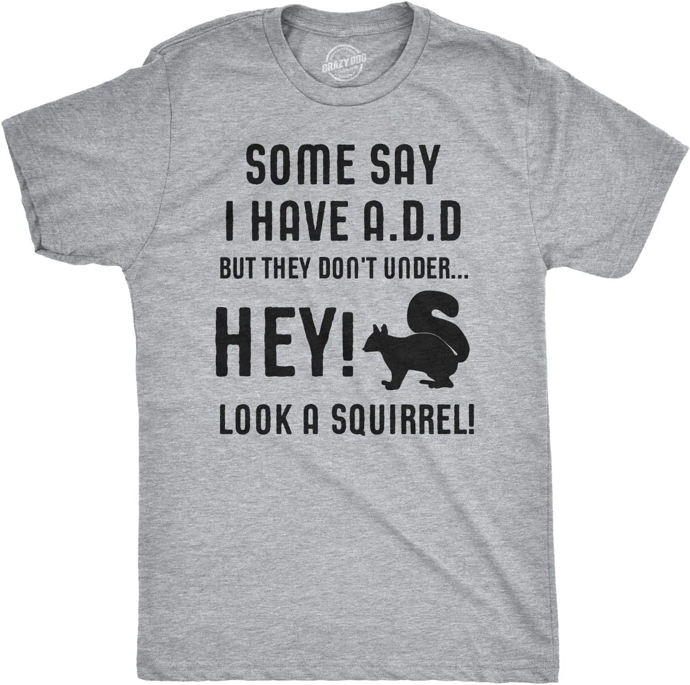Mens Funny Animal Shirts Crazy Polar Bear Goat Flip Squirrel Hunter and Crow Animal Graphic Tees