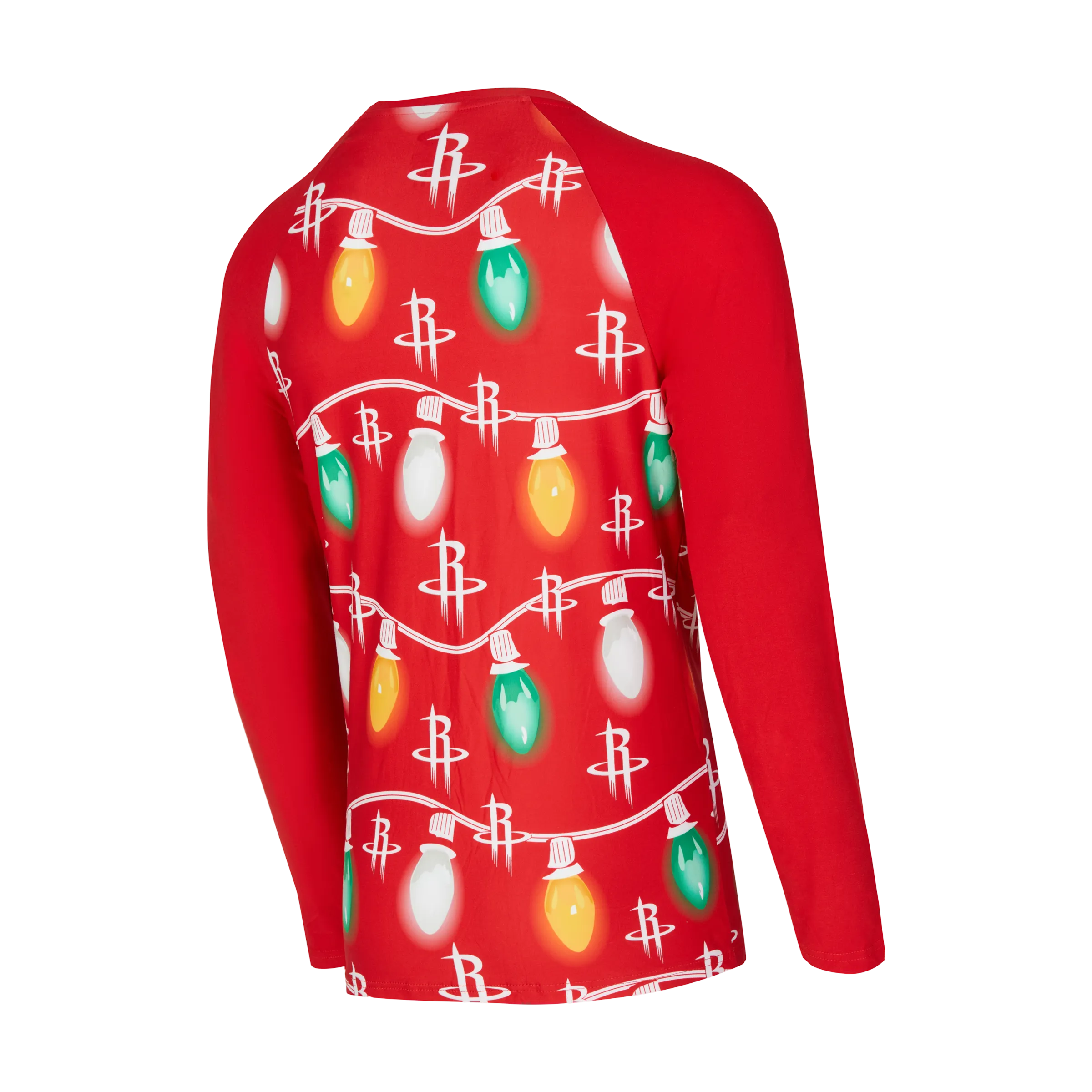 Men's Houston Rockets Concept Sports Holiday Pajama Set