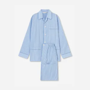 Men's James Striped Classic Fit Long Pajama Set