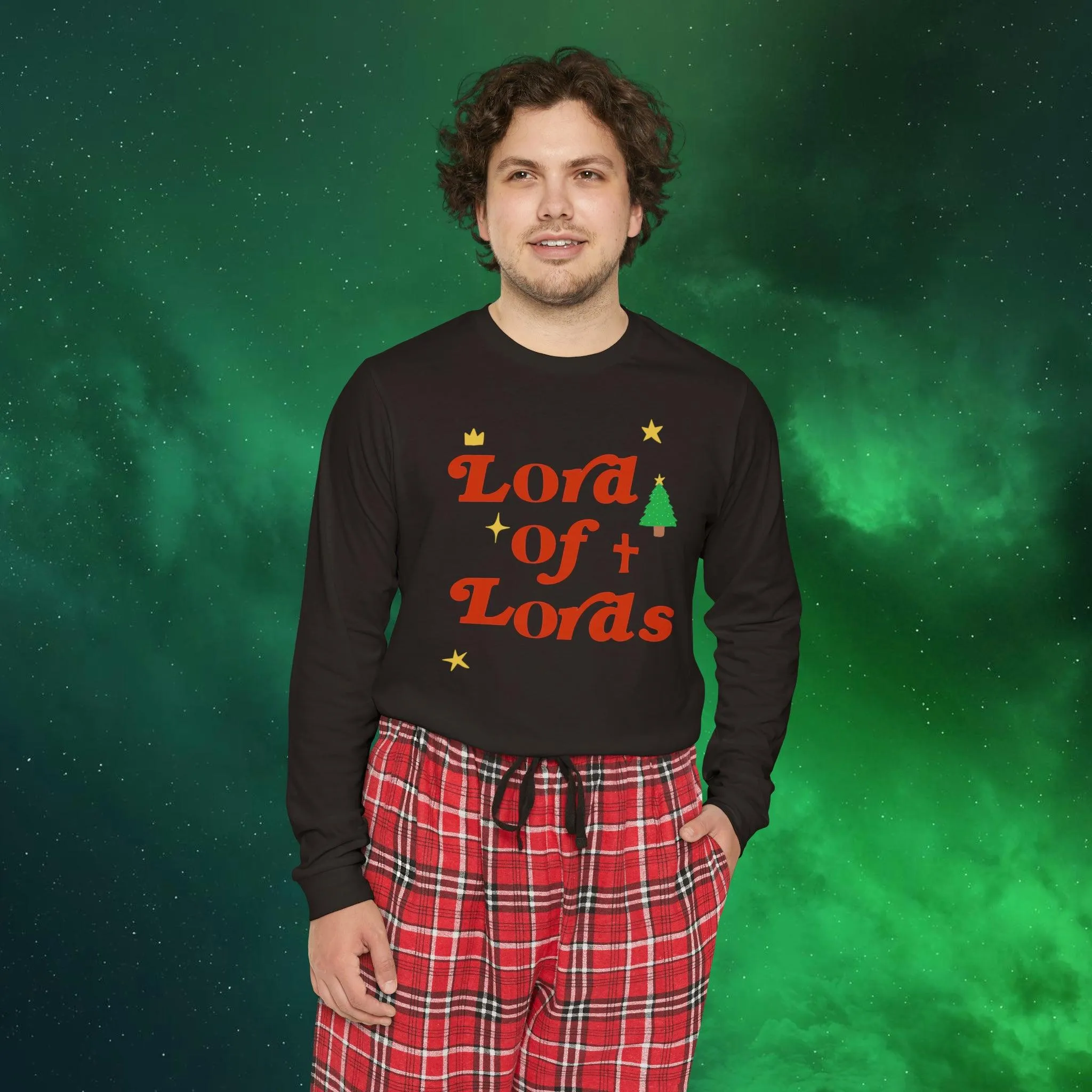 Men's Long Sleeve Lord of Lords Pajama Set