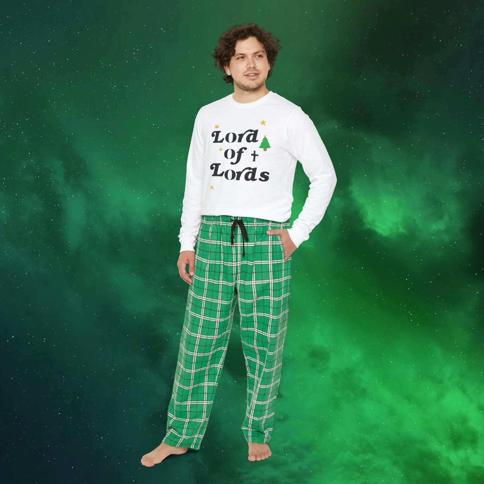 Men's Long Sleeve Lord of Lords Pajama Set
