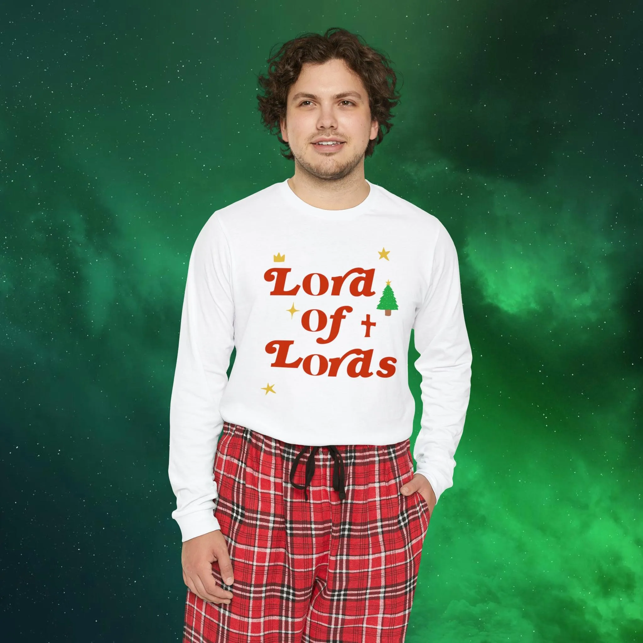 Men's Long Sleeve Lord of Lords Pajama Set