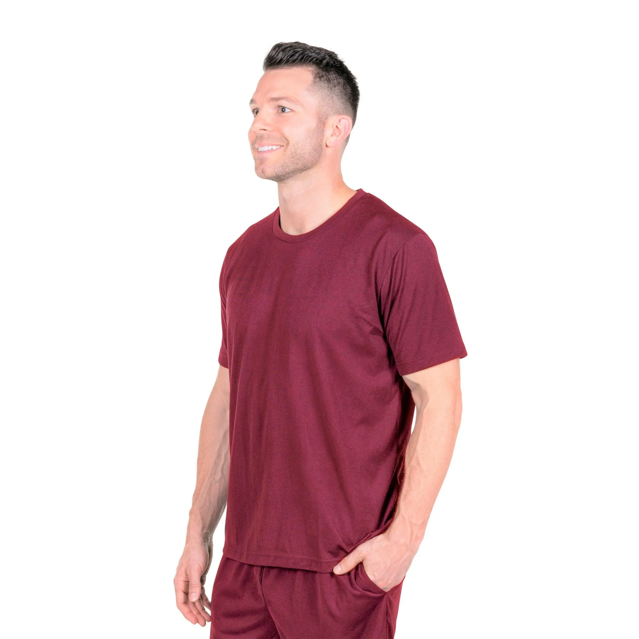 Men's Moisture Wicking Crew Neck T-Shirt
