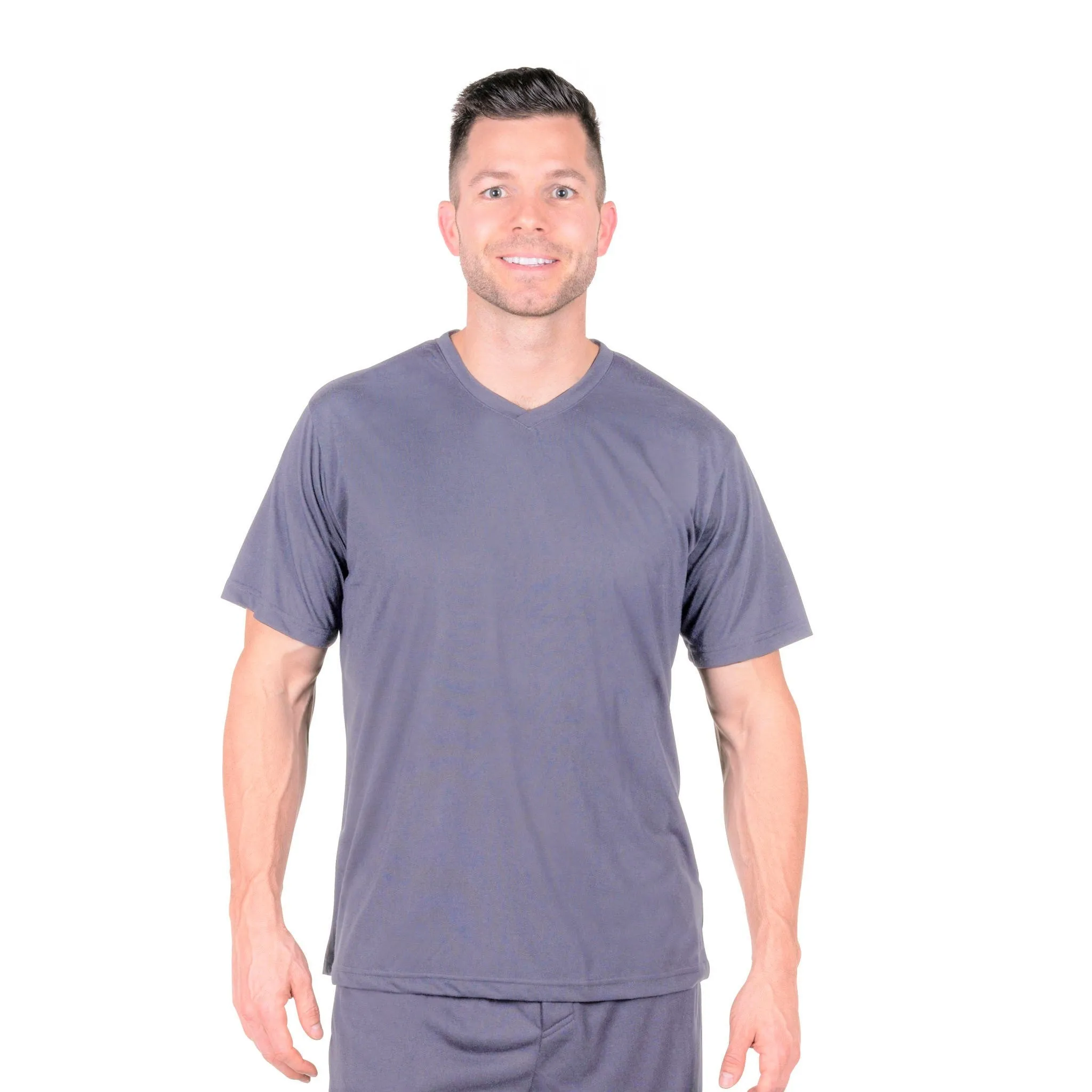 Men's Moisture Wicking Crew Neck T-Shirt