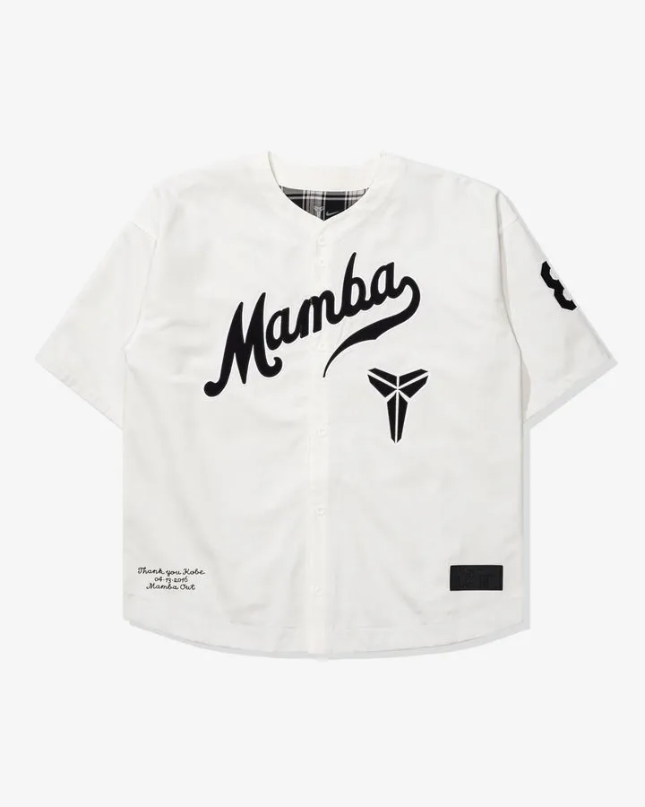 MENS NIKE KOBE BASEBALL TOP (SAIL/BLACK)