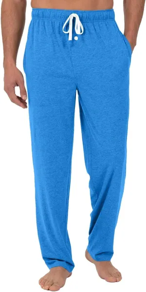 Men's Pajama Bottoms Cotton Comfy Drawstring Waist Sleep Lounge Pants with Pockets Loose Fit Pajama Pants