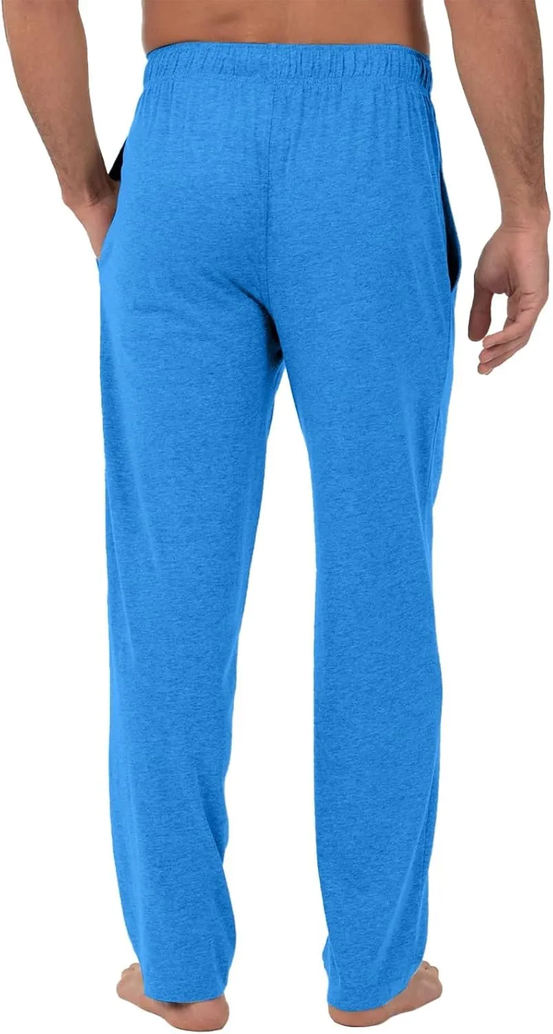 Men's Pajama Bottoms Cotton Comfy Drawstring Waist Sleep Lounge Pants with Pockets Loose Fit Pajama Pants