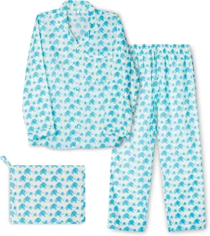 Mens Pajama Pants and Shirt Set - Animal Print Soft Cotton Mens Pajamas Set Pijamas Para Hombres Sleepwear Set