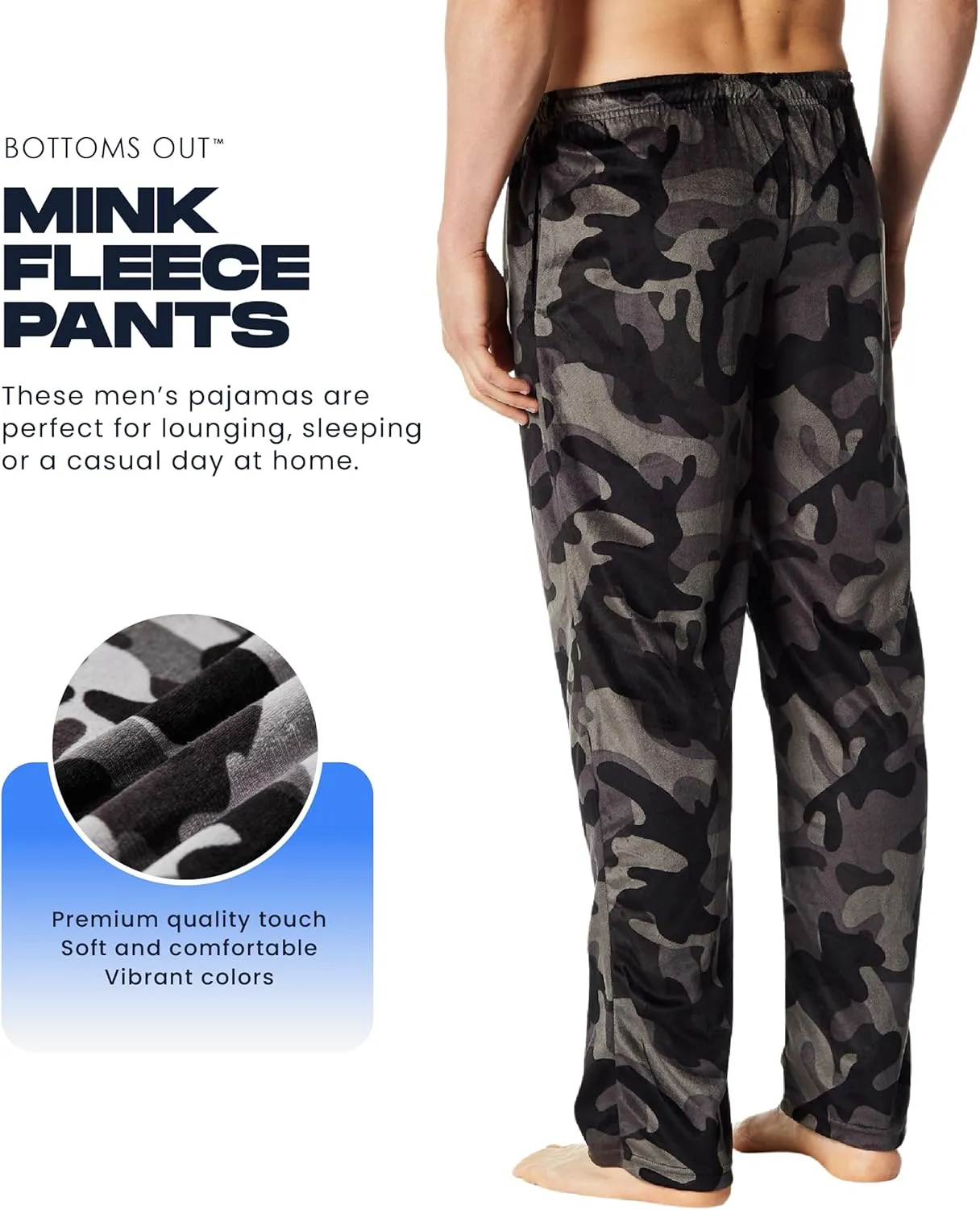 Men's Pajama Pants, Plaid Pajama Pants, Adjustable Elastic Waistband Sleep Lounge Pants for Men, Drawstring Pants