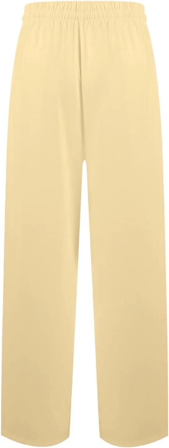Mens Pajama Pants Soft Comfy Drawstring Waist Sleep Lounge Pants with Pockets Loose Cotton Pajama Bottoms Sleepwear