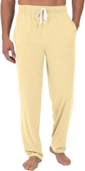 Mens Pajama Pants Soft Comfy Drawstring Waist Sleep Lounge Pants with Pockets Loose Cotton Pajama Bottoms Sleepwear