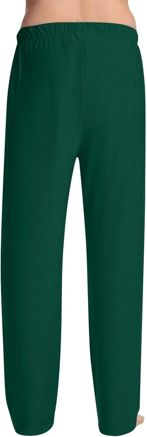 Mens Pajama Pants Soft Lightweight Drawstring Pajama Bottoms with Pockets Holiday Sleep Lounge Pants for Men