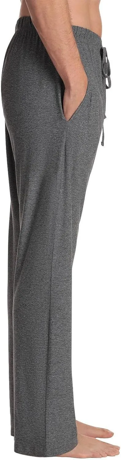 Mens Pajama Pants Soft Lightweight Drawstring Pajama Bottoms with Pockets Holiday Sleep Lounge Pants for Men