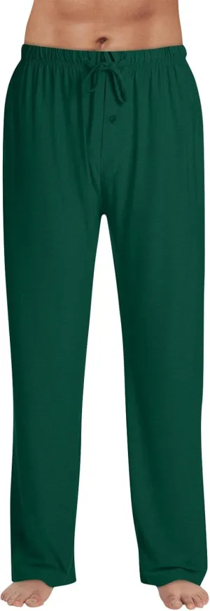 Mens Pajama Pants Soft Lightweight Drawstring Pajama Bottoms with Pockets Holiday Sleep Lounge Pants for Men