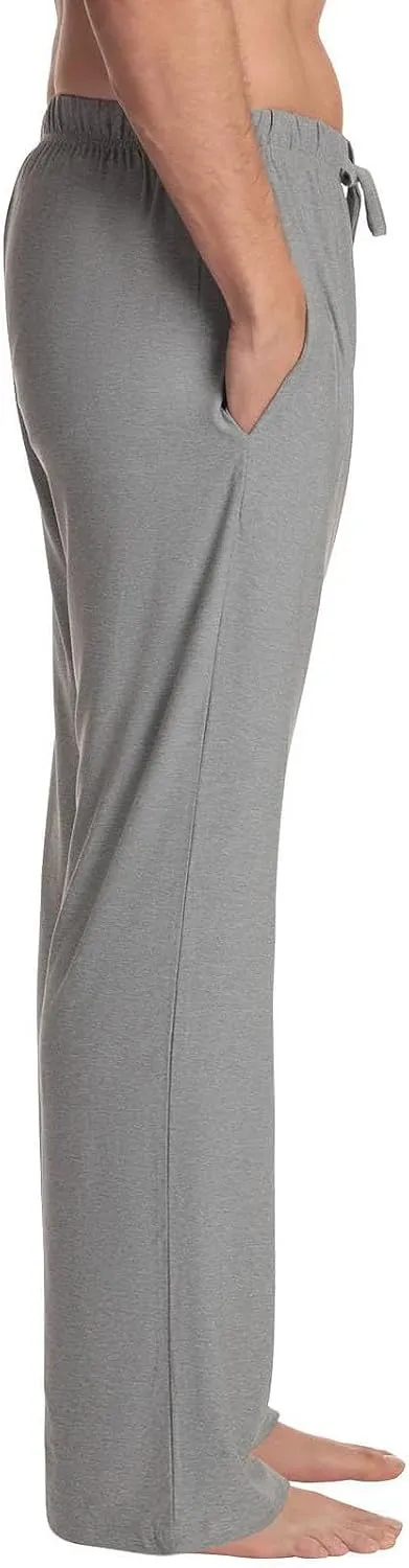 Mens Pajama Pants Soft Lightweight Drawstring Pajama Bottoms with Pockets Holiday Sleep Lounge Pants for Men