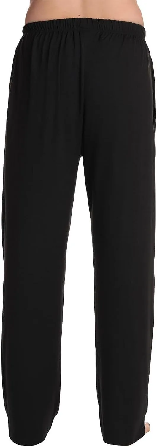 Mens Pajama Pants Soft Lightweight Drawstring Pajama Bottoms with Pockets Holiday Sleep Lounge Pants for Men