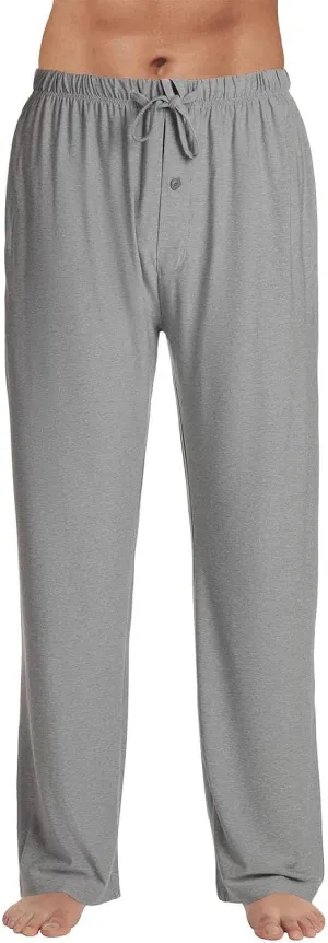 Mens Pajama Pants Soft Lightweight Drawstring Pajama Bottoms with Pockets Holiday Sleep Lounge Pants for Men