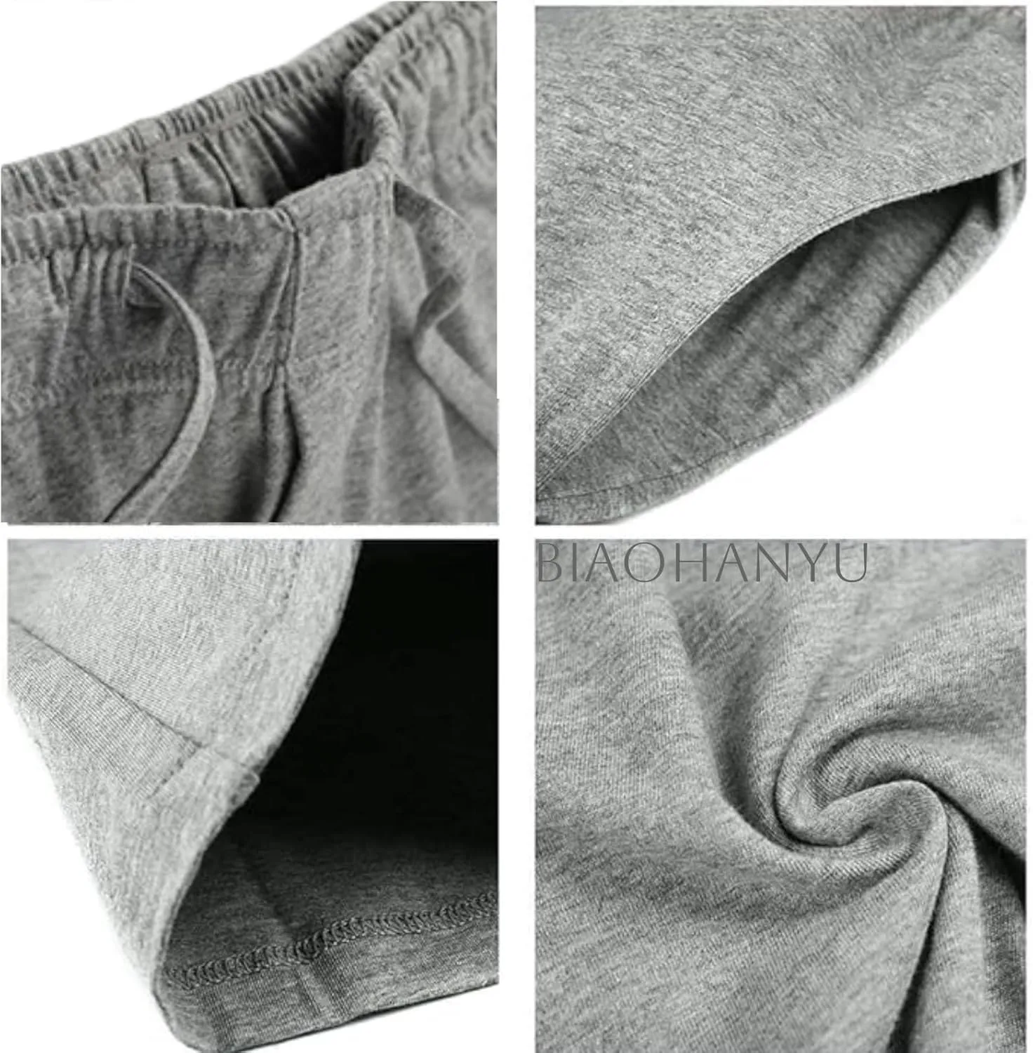 Mens Pajama Pants Soft Lightweight Drawstring Pajama Bottoms with Pockets Sleep Lounge Pants for Men