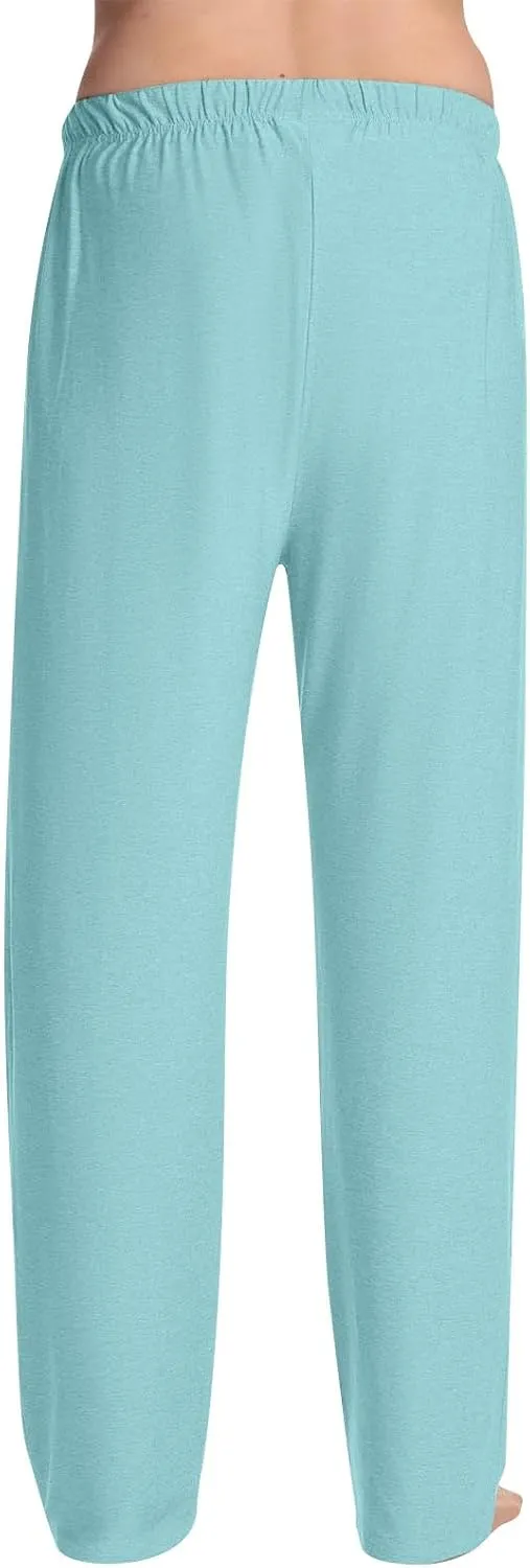 Mens Pajama Pants Soft Lightweight Drawstring Pajama Bottoms with Pockets Sleep Lounge Pants for Men