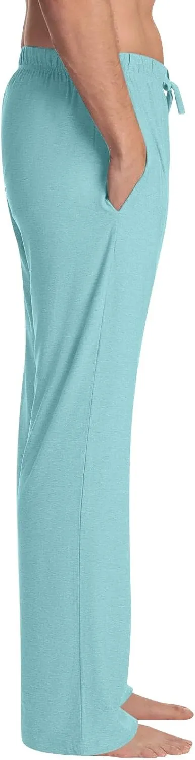 Mens Pajama Pants Soft Lightweight Drawstring Pajama Bottoms with Pockets Sleep Lounge Pants for Men