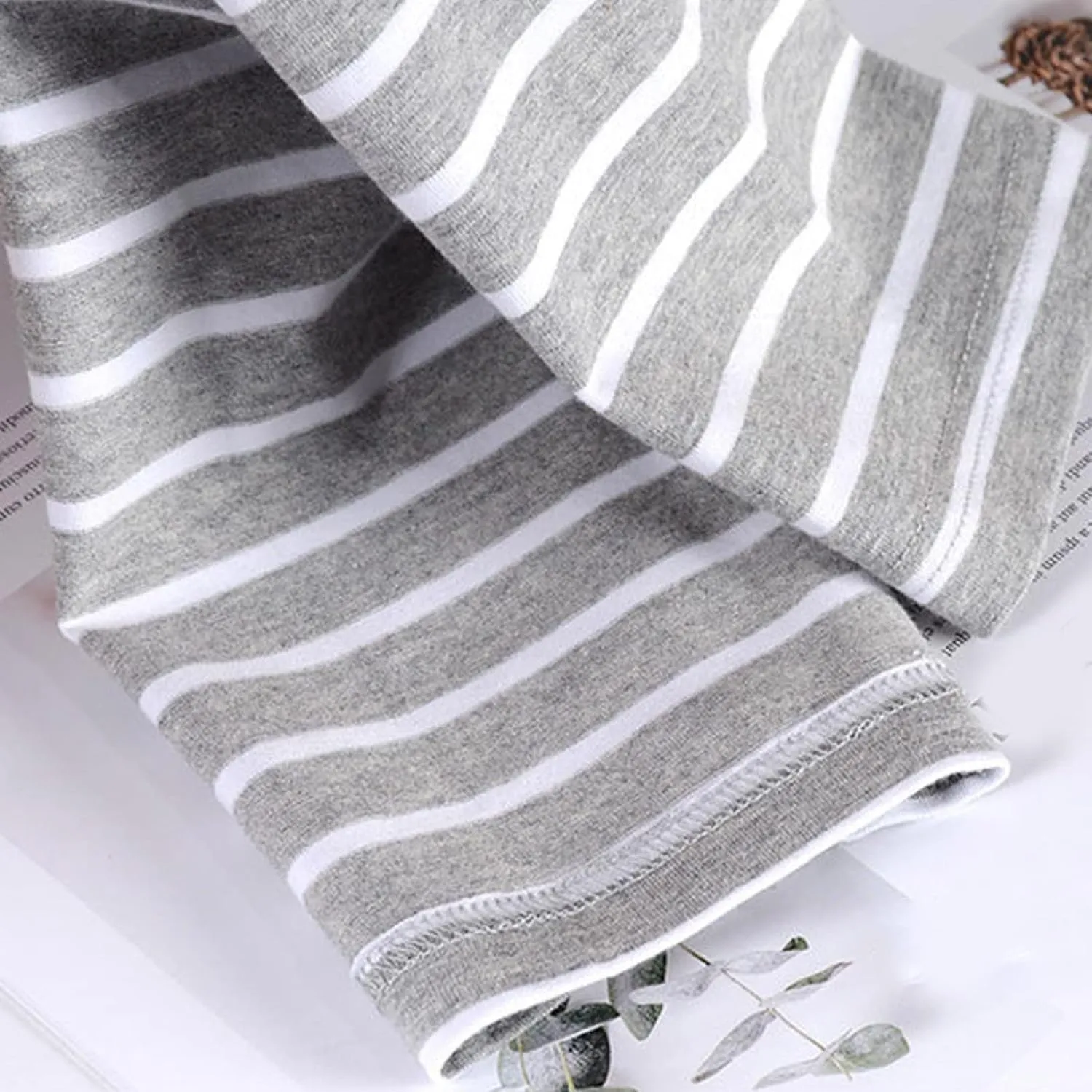 Men's Pajamas Pants Elastic Waist Strip Lounge Sleepwear Pants Plus Size PJ Bottoms with Drawstring Pockets Pants