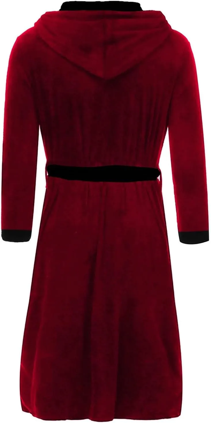 Men's Pajamas Winter Lengthened Full Length Plush Shawl Bathrobe Home Clothes House Robe Plus Size Oversized Coat