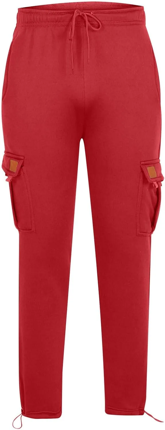 Mens Pants Casual Baggy Sweatpants Open Bottom Elastic Waist Drawstring Joggers Lounge Home Daily Commute Trousers