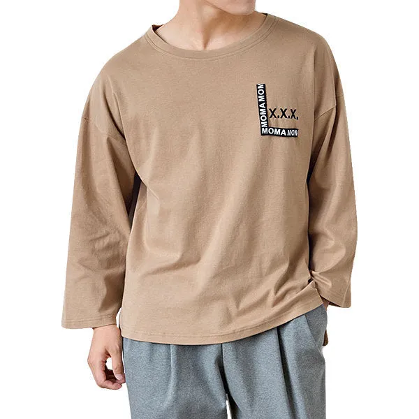 Mens Printing Loose Sleepwear Sets