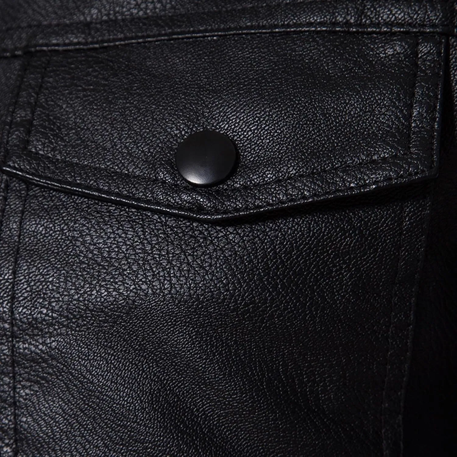 Mens Slim Fit Faux Leather Jacket Brown Sherpa Fleece Lined Motorcycle Jacket Zip Up Biker Bomber Jacket
