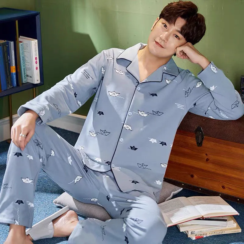 Men's Spring & Autumn Pajamas
