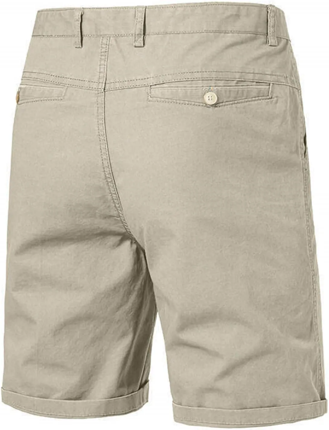 Men's Stretch Chino Short Performance Relaxed Fit Cargo Shorts Summer Lightweight Outdoor Hiking Short with Pocket