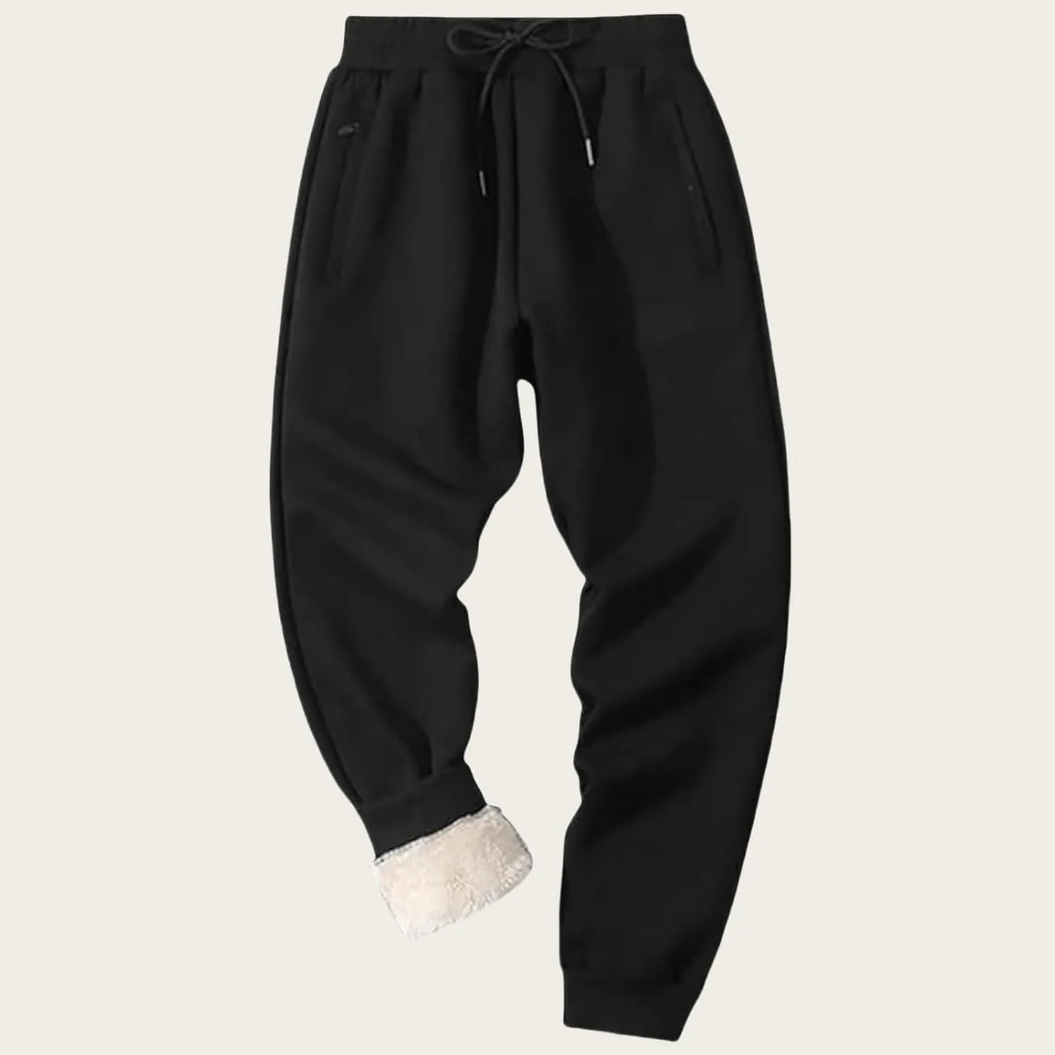 Men's Winter Fleece Pants Warm Sherpa Lined Sweatpants Outdoor Active Running Jogger Pants Pajamas Pants Trousers Men