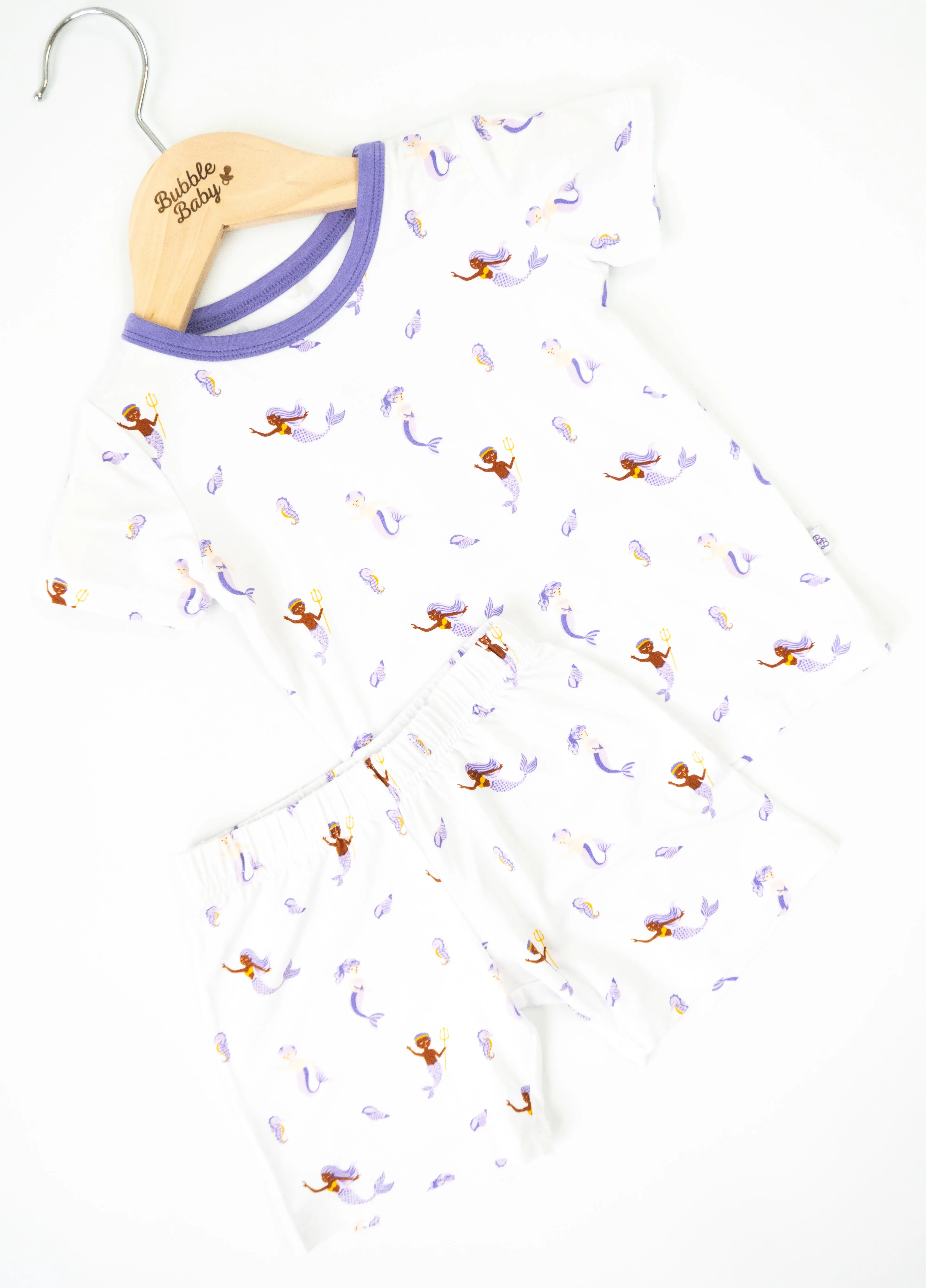 Mermaid | Short Sleeve Pajamas