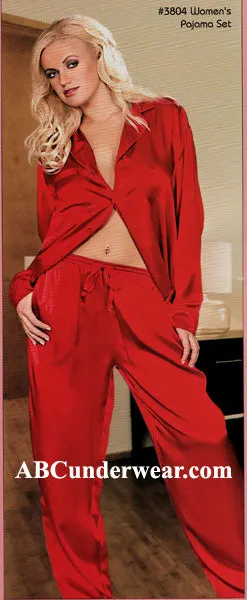 Miss Matched Women's Silk Pajama Set