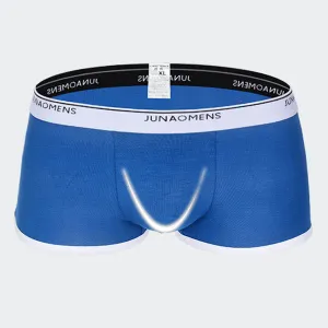 Modal Breathable Cool Sexy Casual U Convex Boxer Briefs for Men