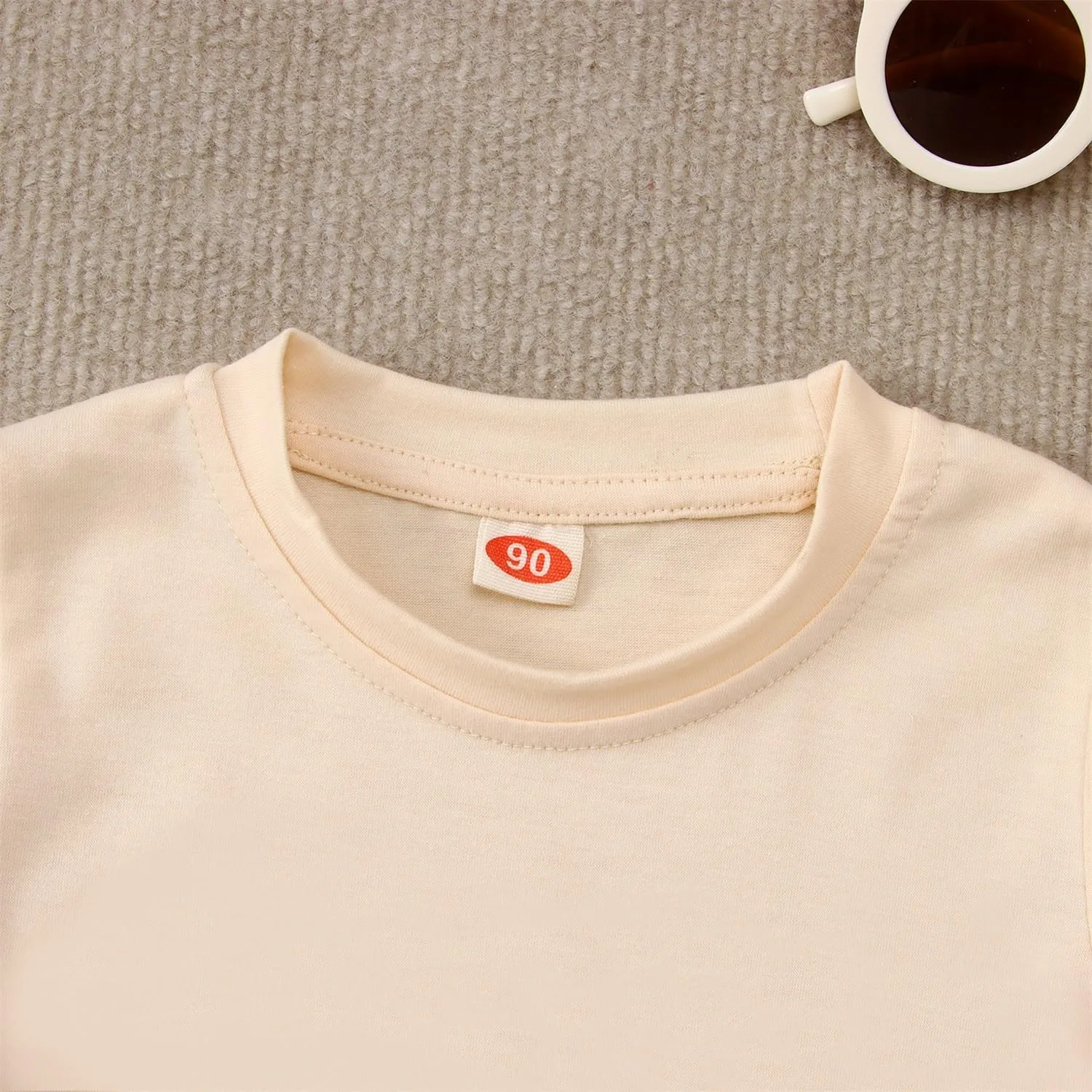 MODNTOGA Baby Boy Farm Shirt Short Sleeve Animals Graphic T-Shirt Kids Boy Cow Tops Toddler Funny Letter Print Tees